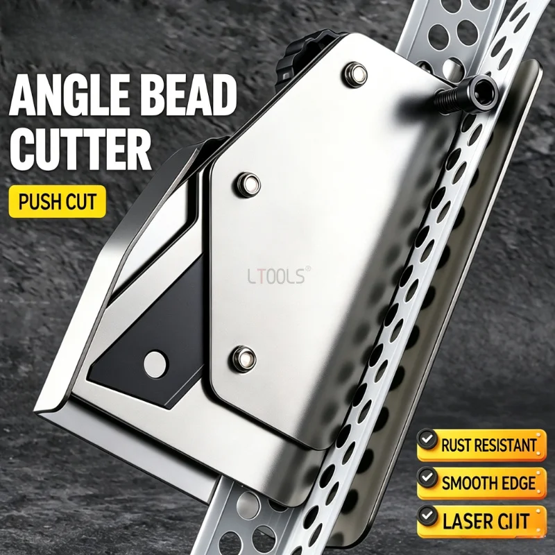 Corner Bar Splitter Stainless Steel Angle Strip Cutter Adjustable Stop Strip Splitter Universal Metal Angle Profile Cutting Tool