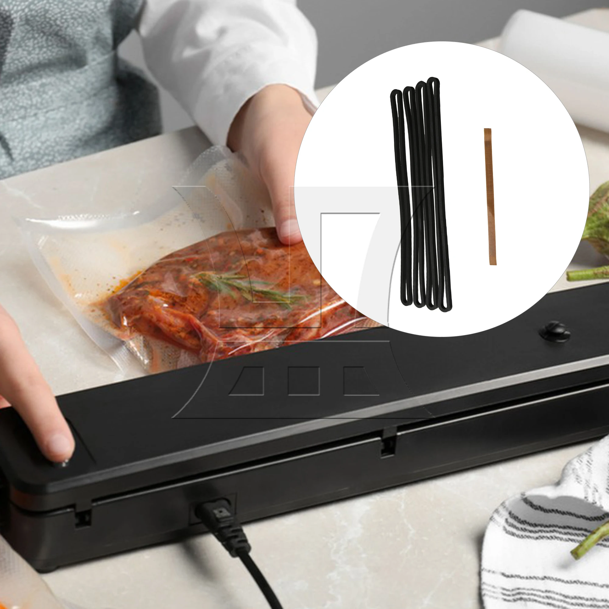 

CNBTR 4pcs Sealer Gaskets Assembly Replace V2400 V2800 V3000 V2200 Black