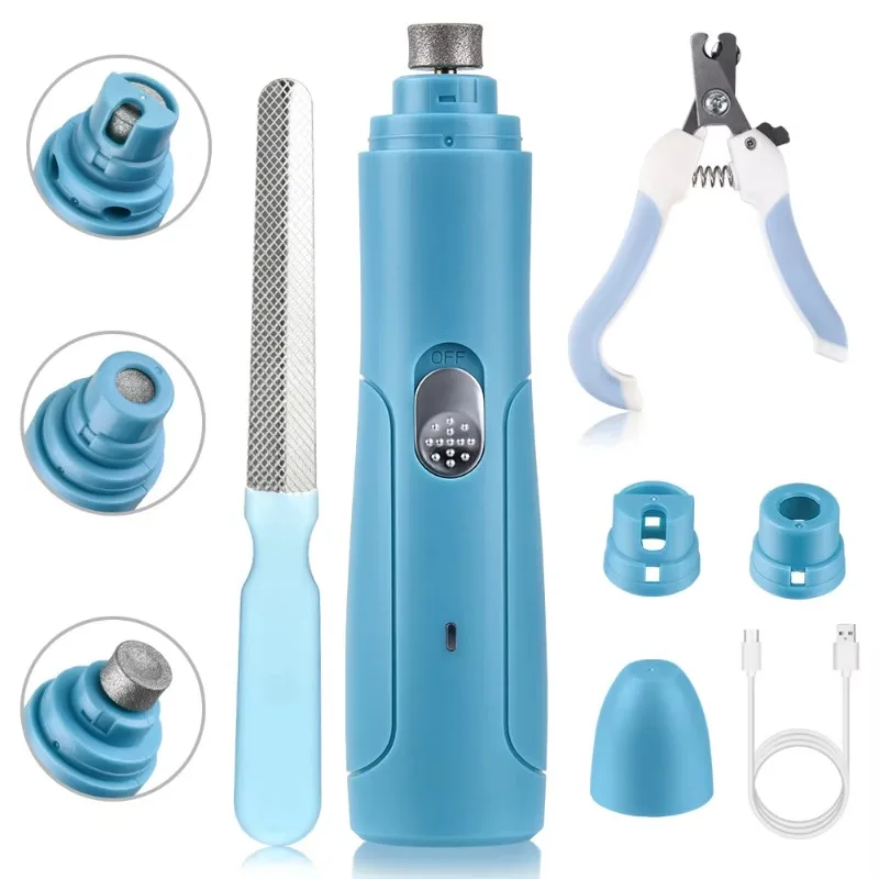 Pet Nail Grinders for Dogs Cats Grooming Tool Pet Nail Clipper&File USB Charging Electric Pet Dog Nail Grinder