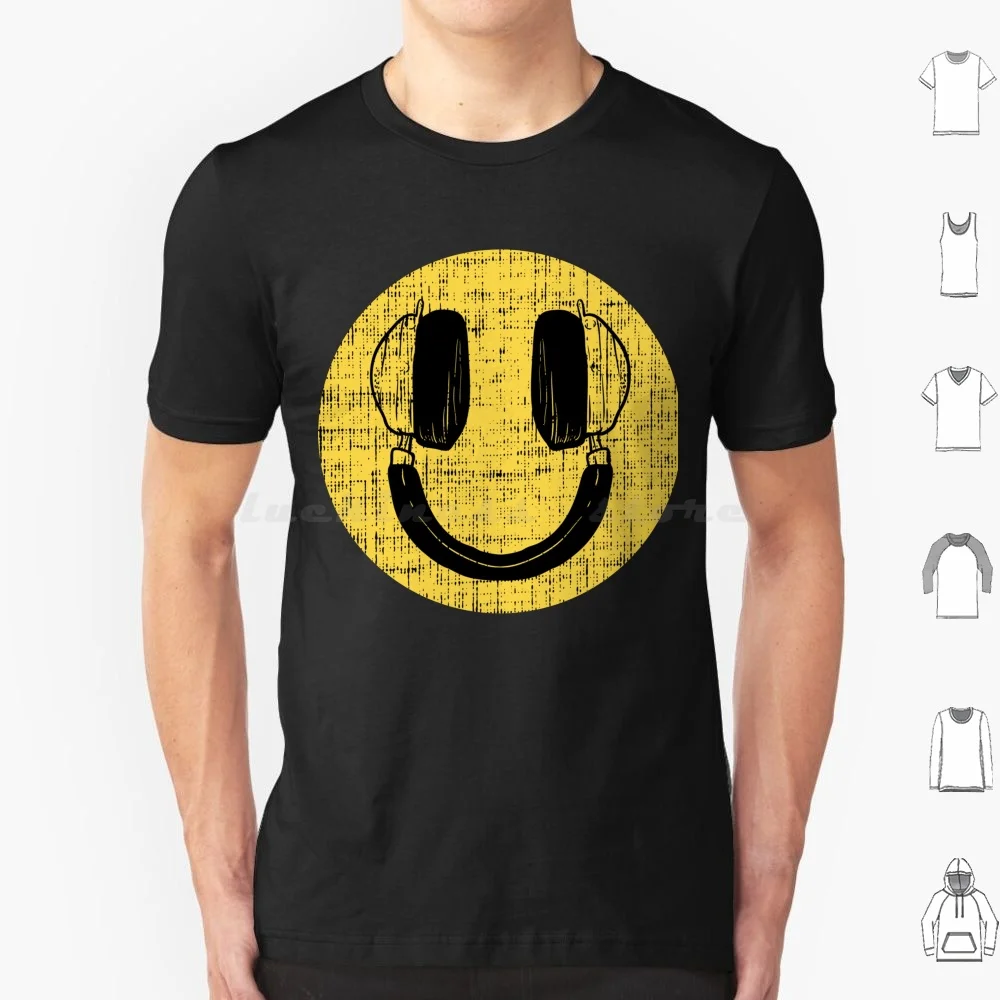 House Music Techno Edm Rave Dj Gear T Shirt Cotton Men Women DIY Print Techno Rave Face Dj House Music Dance Edm Party Trance