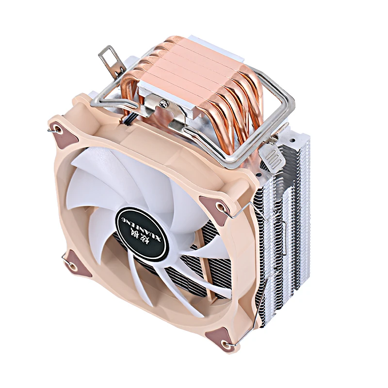 Computador CPU Processor Cooling Fan, PC, 6 Heat Pipe, Radiador de Torre, Adequado para Instalação LGA2011, x79, x99, e5, 2099, AMD, PWM, 120mm