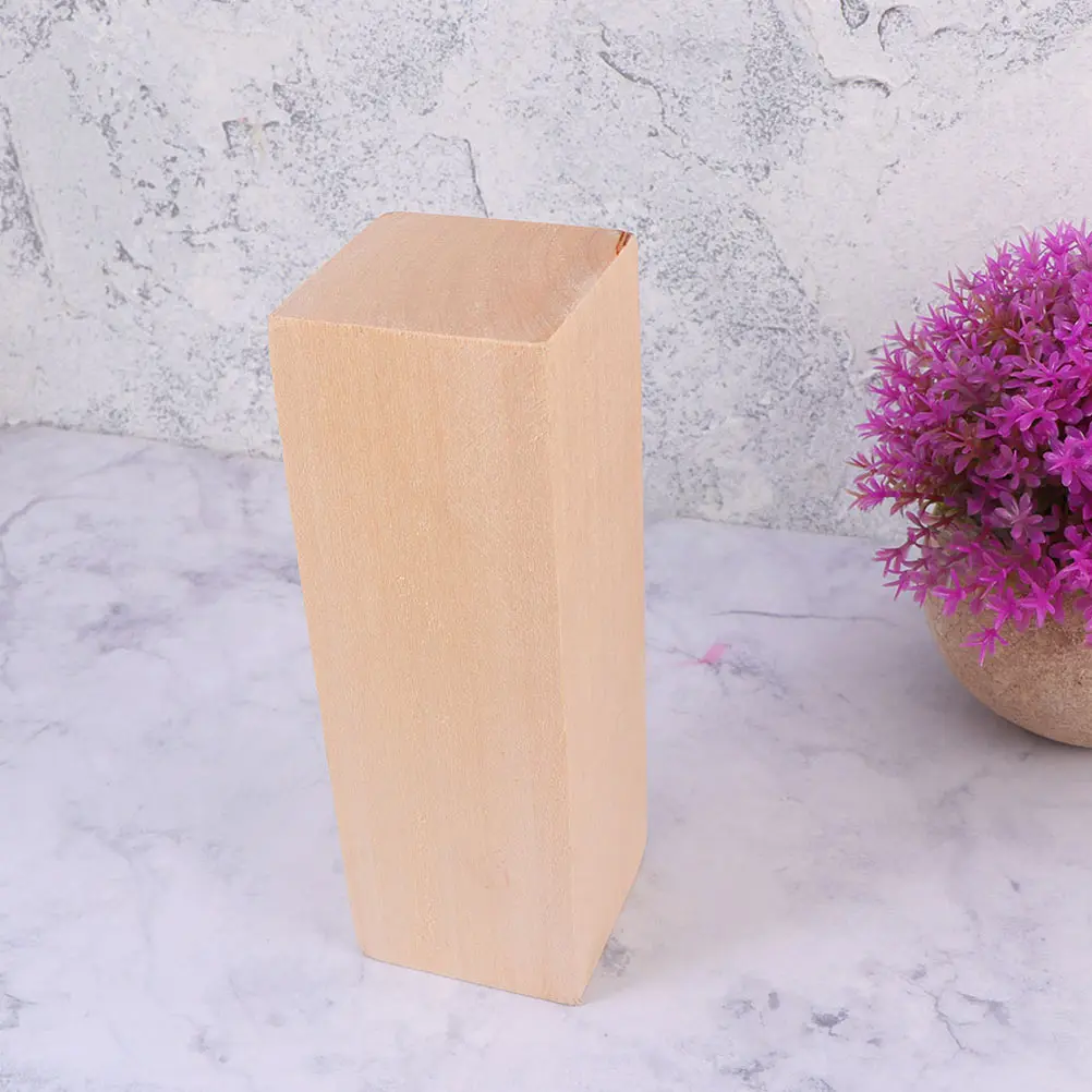 

10Pcs DIY Wooden Planks Unfinished Wood Blocks Natural Smooth Surface for Craft Painting Carving DIY Wood Material Decor