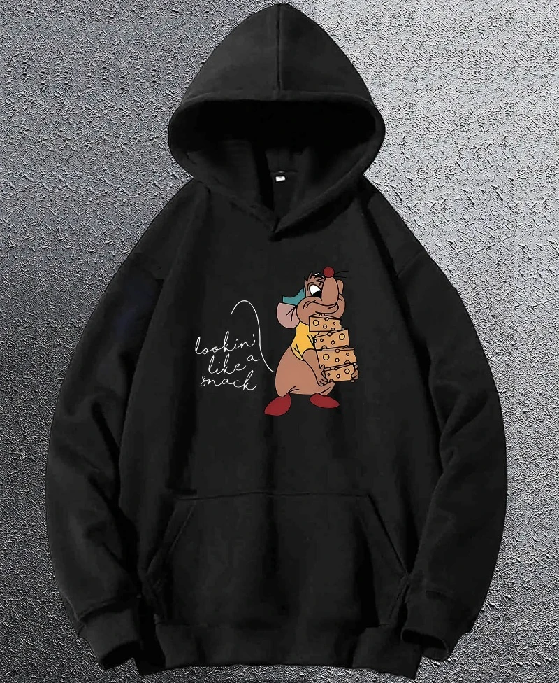 

Cartoon Mouse Men Hoodies Pocket Anime Graphics Kawaii Daily Casual Cozy Popular Hip Hop Male Sweatshirts Autumn Winter Clothes