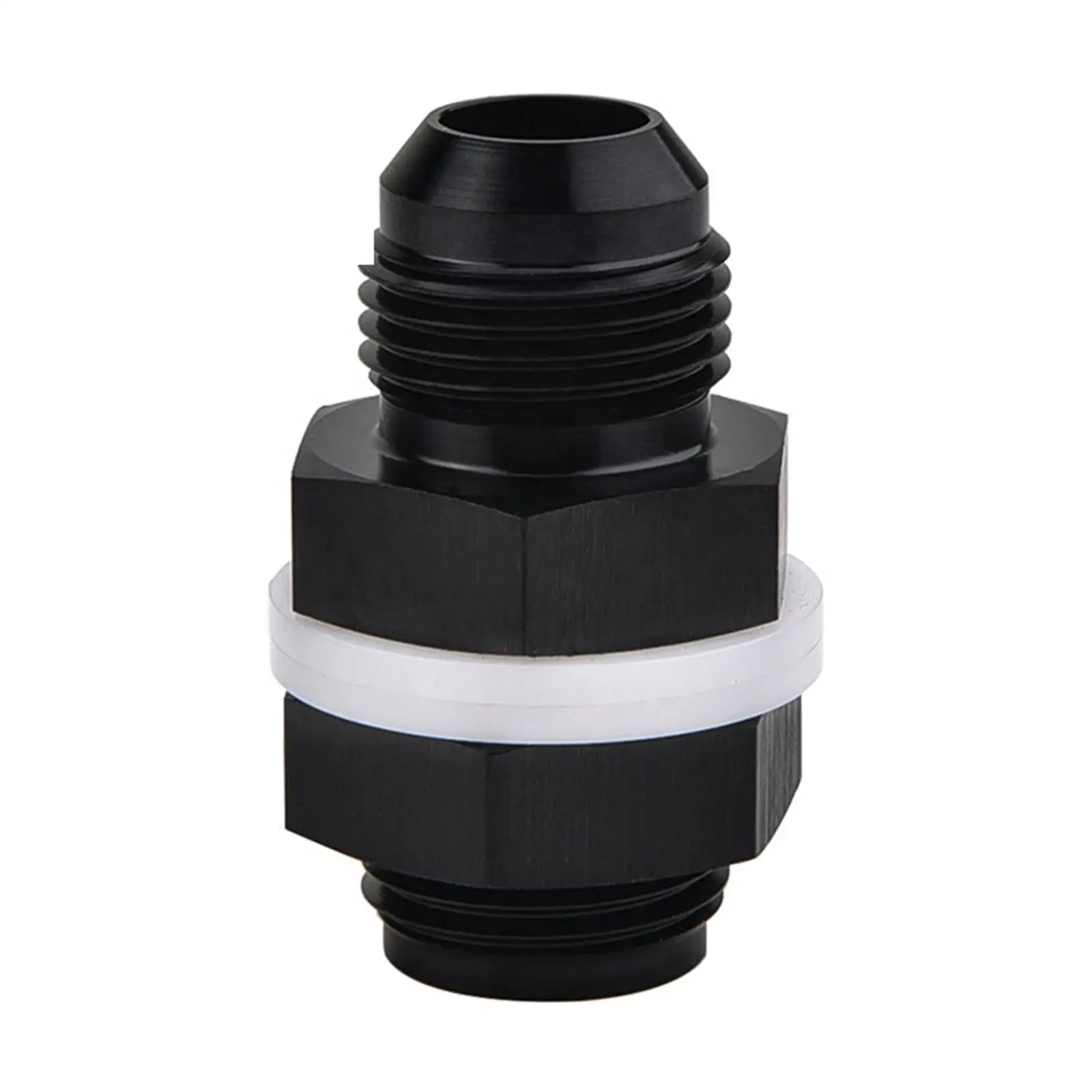 Aluminum Anodized Fuel Cell Bulkhead Fitting Adapter Straight Swivel Adapter Fitting Auto Parts Accessories Easy Installation