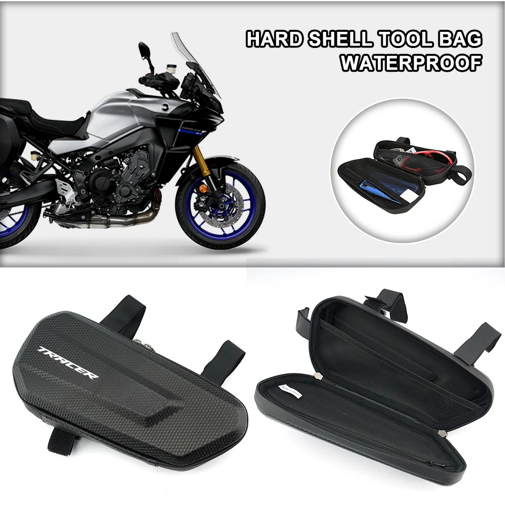 Handlebar Bag Motorcycle Waterproof Phone Storage Bag Accessories For Yamaha Tracer 9 Tracer 9 GT Tracer900 Tracer700GT 900GT