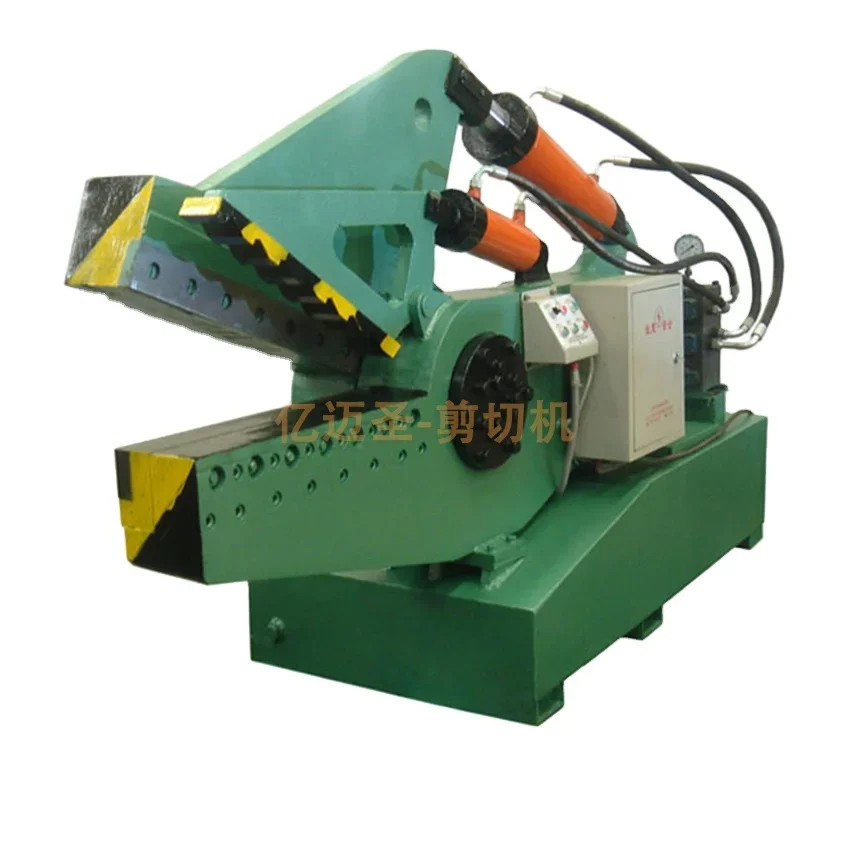 Q43-63 Crocodile Hydraulic Alligator mini Scrap Metal Aluminum alloy steel iron Shearing cutting small Machine for sale