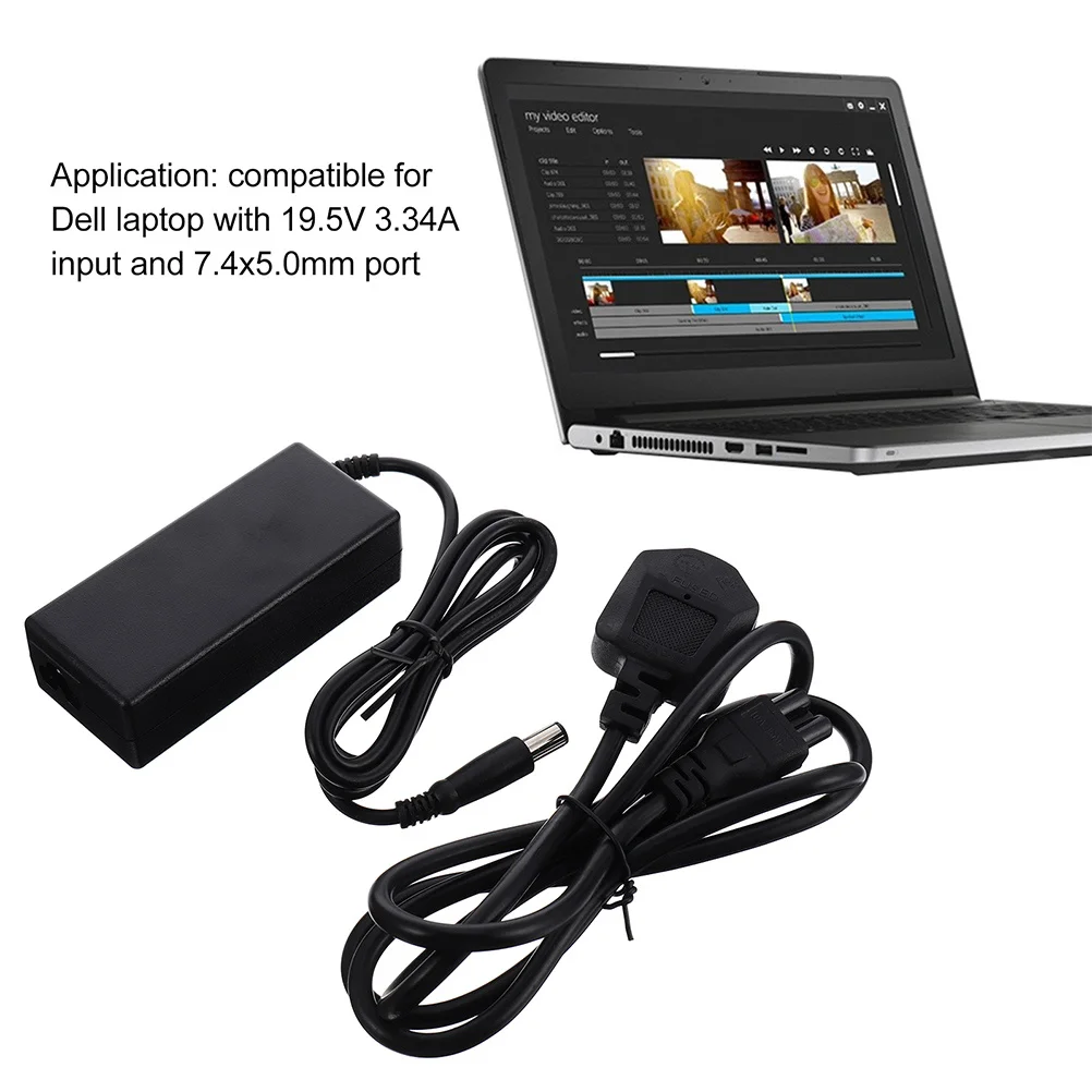 

1Set Laptop Power Adapter Tool High Power Output Compact Portable Sleeve for Office Travel Universal Laptop Charging