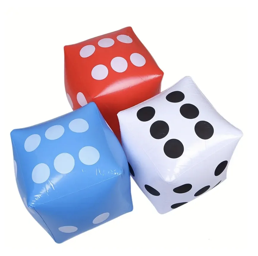30 سنتيمتر متعة نفخ النرد لعبة مكعب النرد سطح المكتب لعبة الدعامة متعددة اللاعبين داخلي وخارجي لعبة كبيرة لعبة حفلة #5