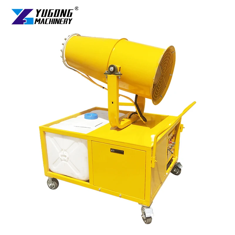 Potente macchina per spruzzatura di polvere con cannone per nebbia per la soppressione della polvere industriale