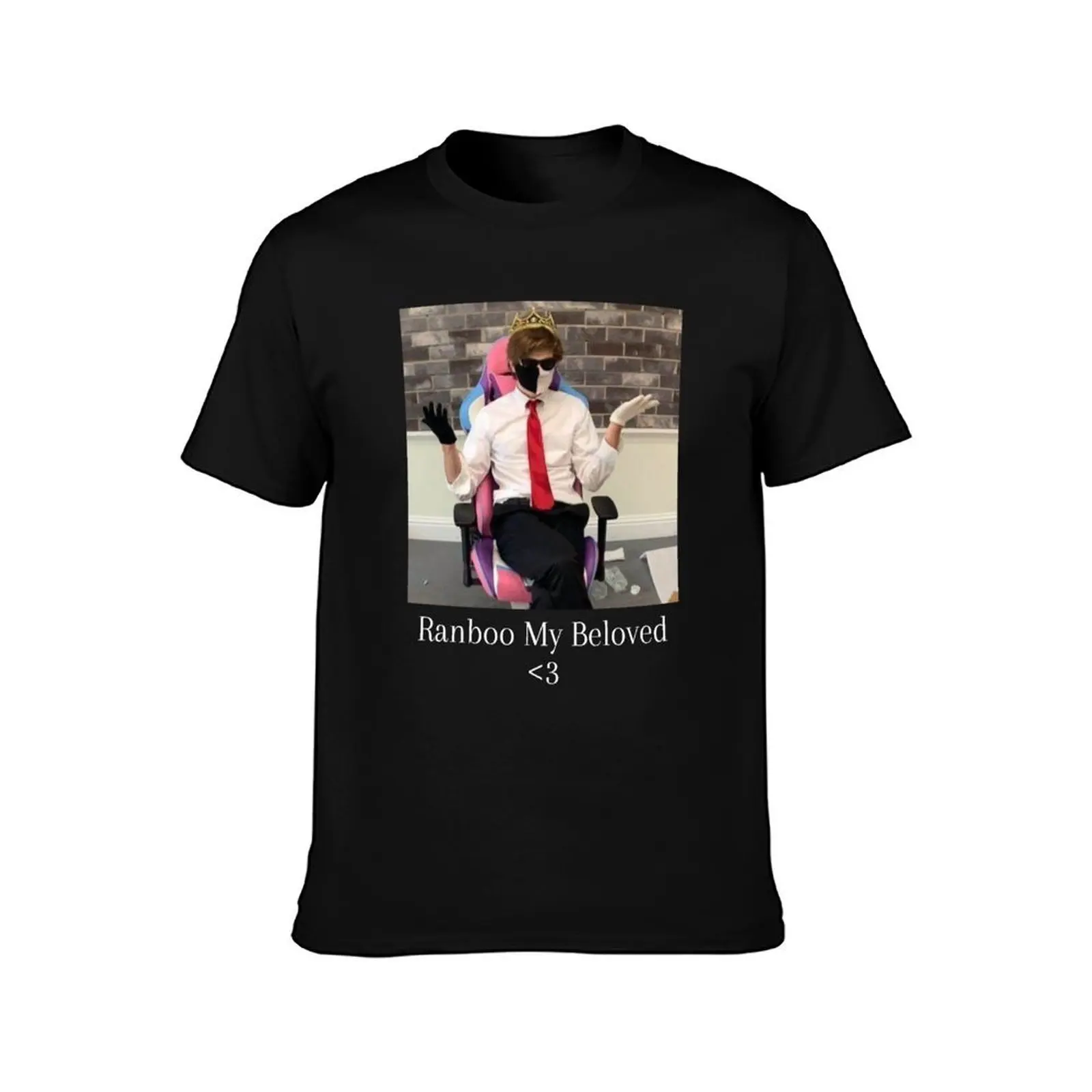 Ranboo my beloved T-Shirt All Match Print Short Sleeve Top T-Shirt