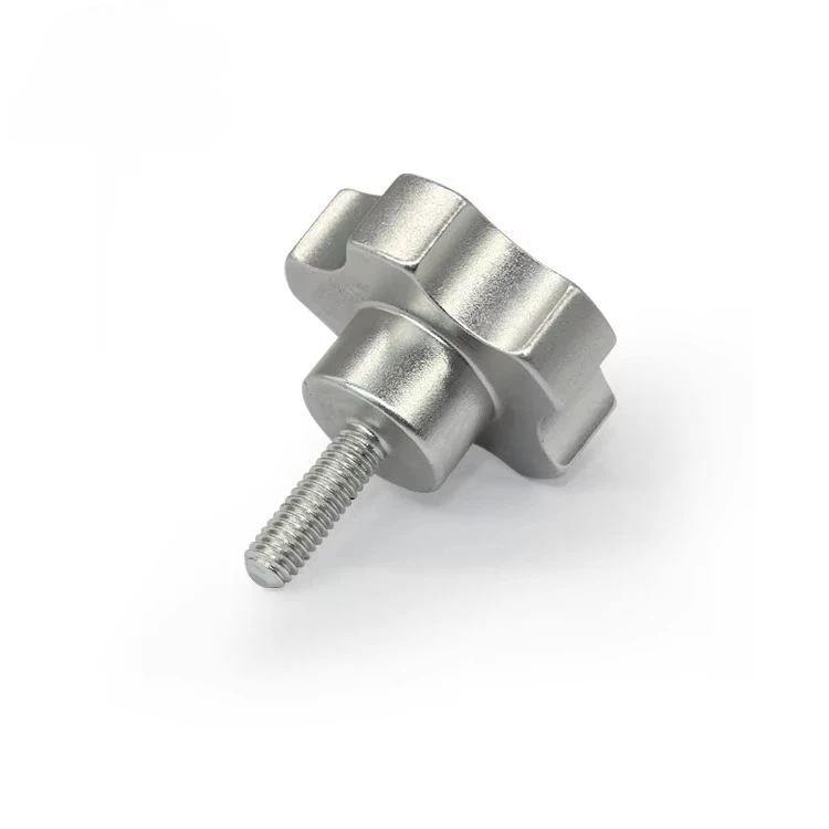 1000 pieces  Stainless Steel Dimmer Parts Deco Shift Turning Knob Male Female Chicago Thumb Knurled Shoulder Screws High Type