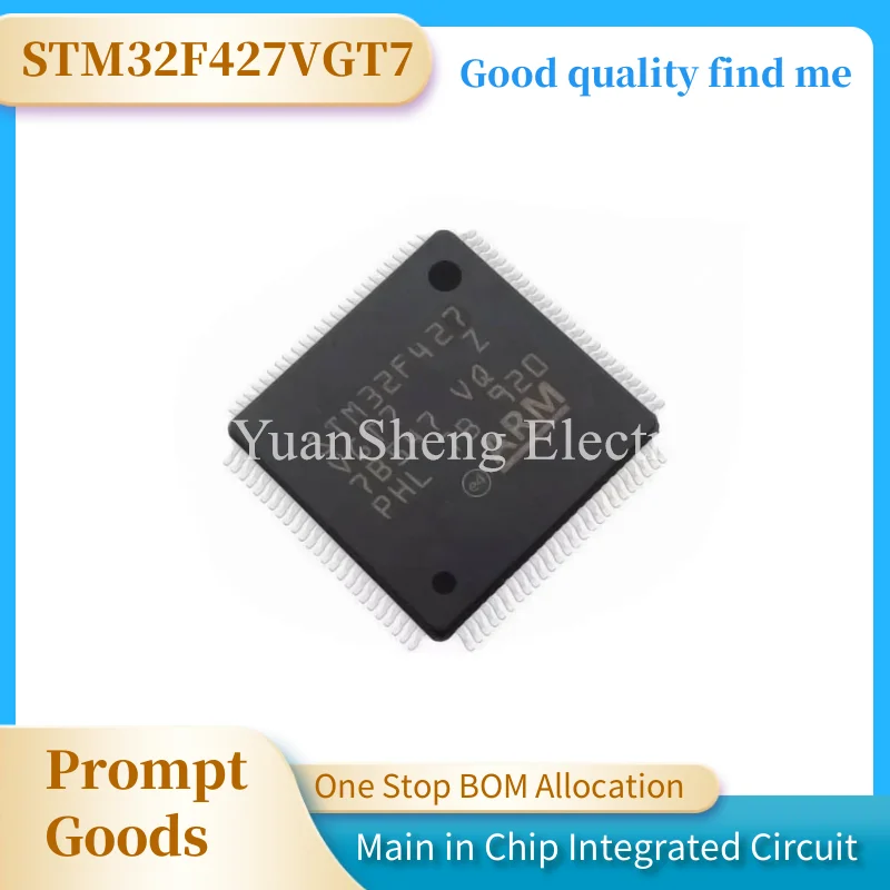 

100% New and original STM32F427VGT7 STM32F745VET6 STM32F427VGT7 STM32F427VIT6 STM32F427VIT7 STM32F427 LQFP100 STM32F STM32