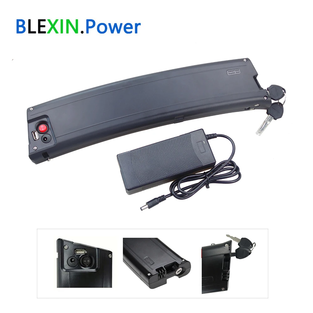 Folding Ebike Battery 36V 7.8Ah 9.6Ah 10Ah 10.5Ah for Ecomax Eltreco LETO RideEZ Ampere TEBCO Journey E-Bike Curved Battery