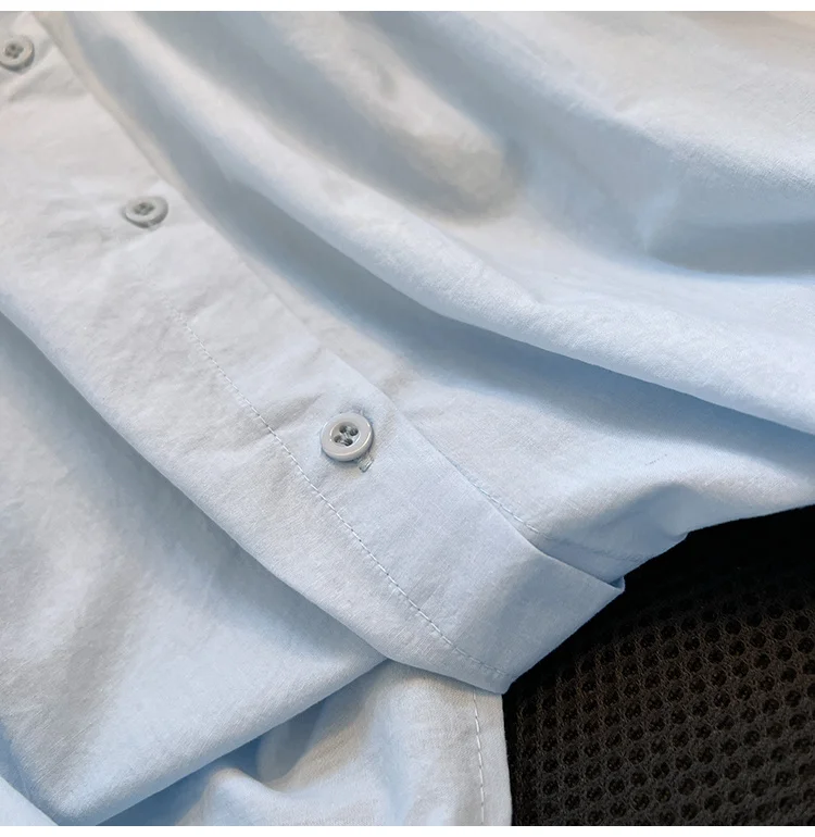 Chemises à manches courtes pour femmes, chemisier rétro rayé, col boutonné, coton doux, classique, rue, élégant, bureau, été décontracté