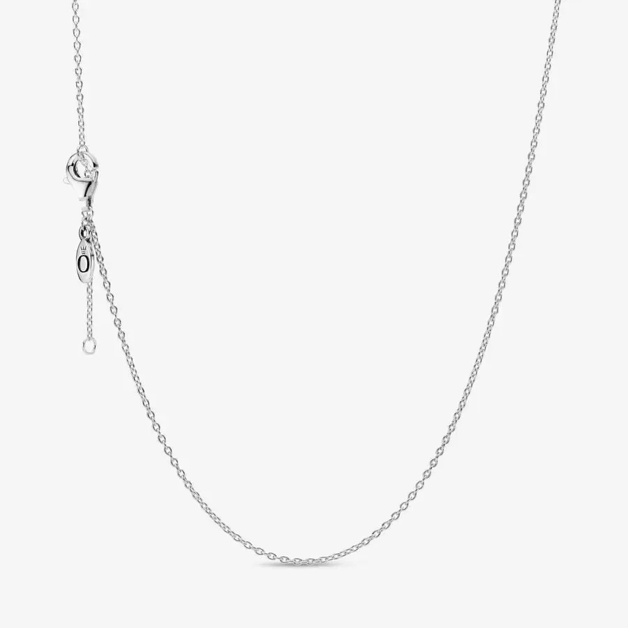 

Pan Chunyin S925 silver necklace, silver string beads DIY accessories, simple temperament, can be paired with collarbone chain