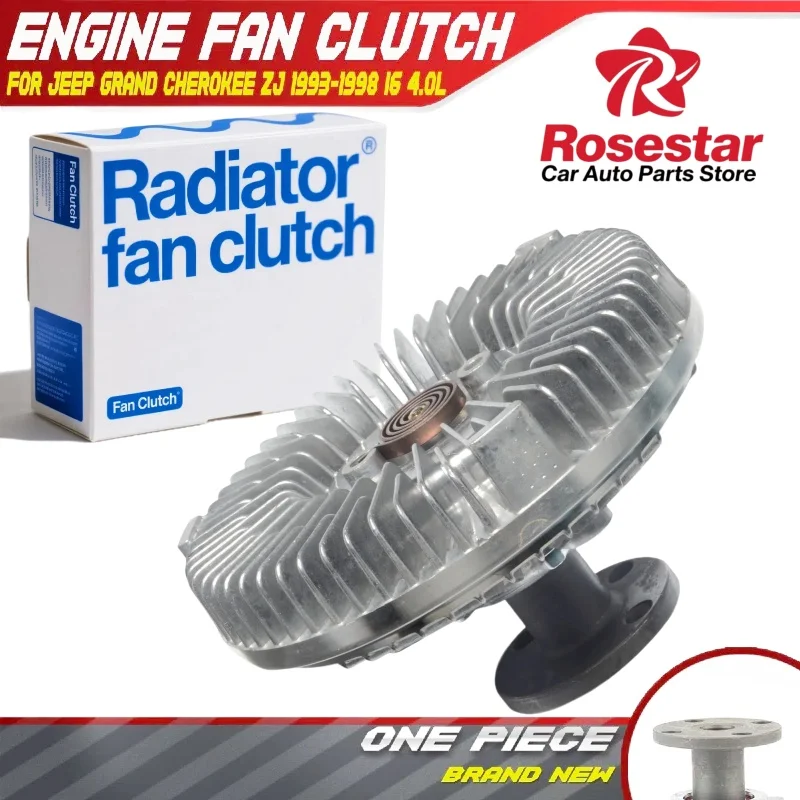 

Rosestar Engine Cooling Fan Clutch for Jeep Grand Cherokee ZJ 1993-1998 I6 4.0L OHV 52027823, 920-2020, 77274
