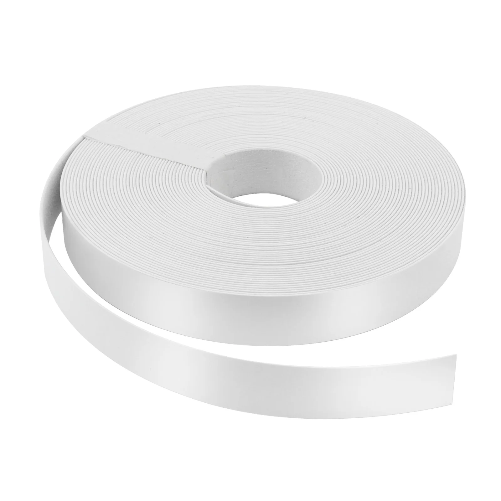 3m 7.6m 15.2m Gloss White Hot Melt Adhesive PVC Edge Banding Pre-glued Veneer Edging for Plywood Table / Cabinet