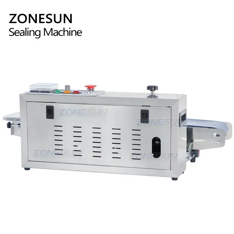 ZONESUN FR-900 ビニール袋ソリッドインク連続バンドシーラーシール機拡張食品バンドヒートシーラー