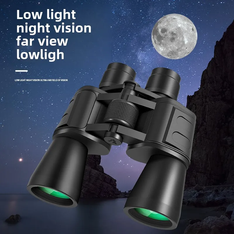 New 20 × 50 Binoculars All-optical High-power High Definition Hiking Recreational Outdoor Telescope