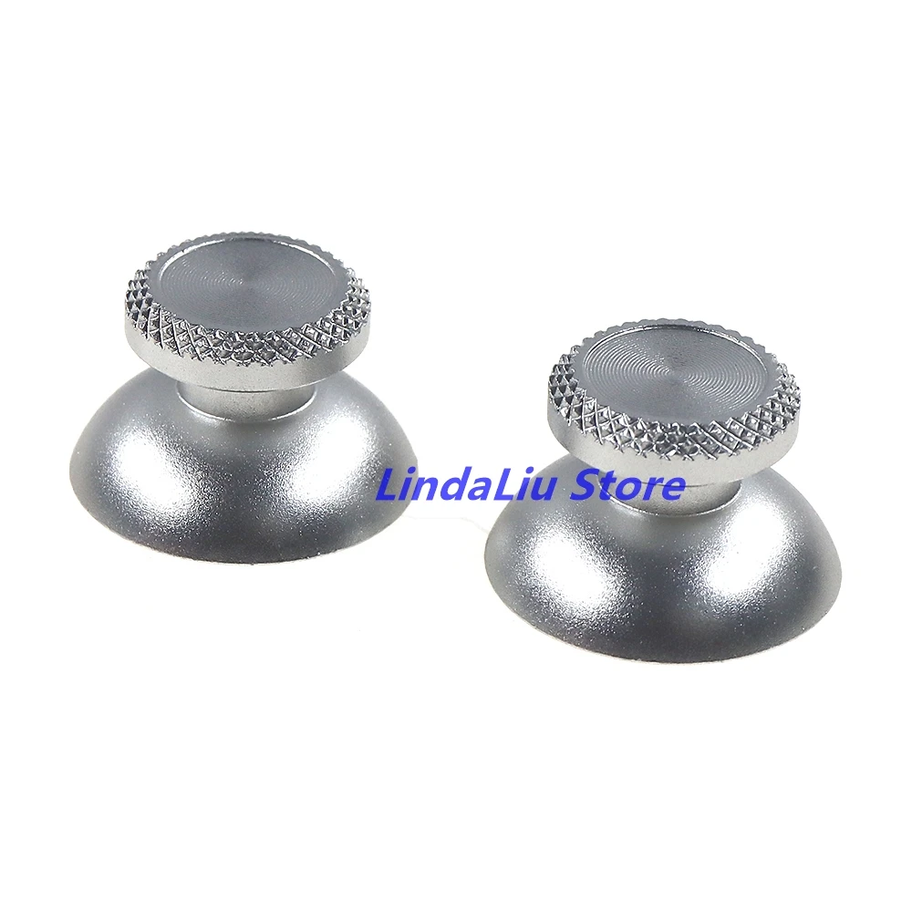 2pcs=1pair Aluminum Metal Analog Joystick thumb Stick Grip Cap For PS5 Controller Gamepad Rocker Caps Thumbstick Accessories