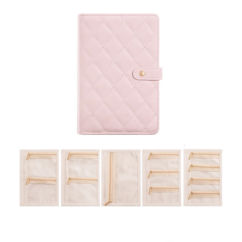 

Waterproof Jewelry Storage Book Portable Partition Jewelry Packaging Brochure Detachable Loose Leaf Necklace Binder Display Box