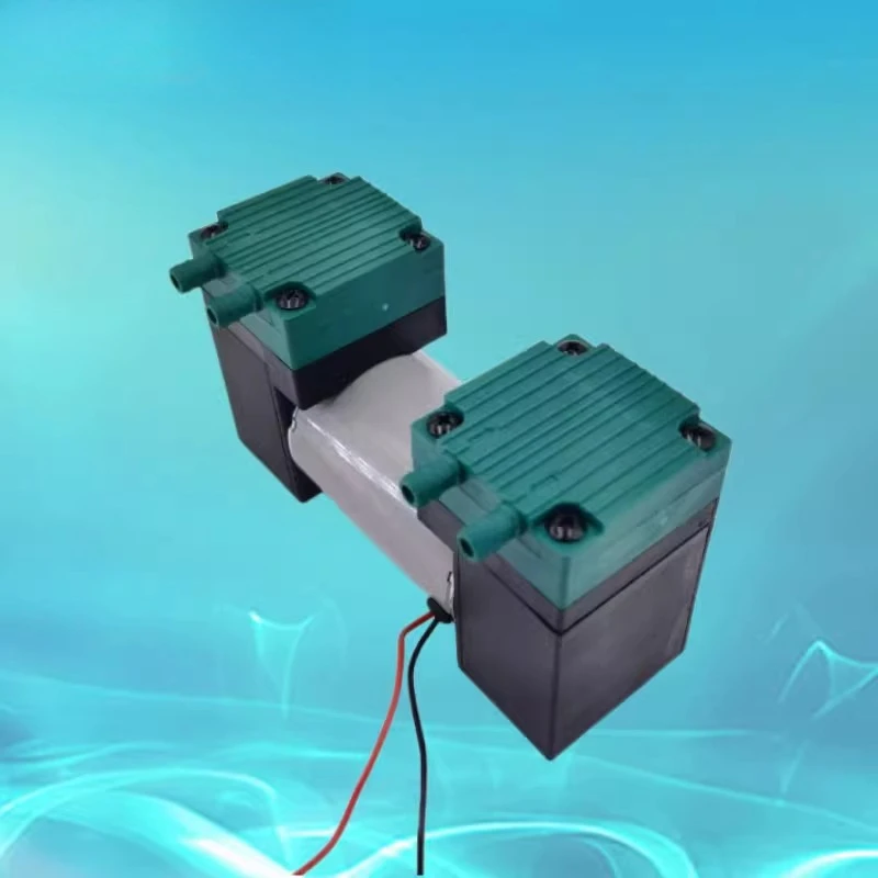 Double Heads Diaphragm Pump Vacuum Pump Electric Silent Small Medical Air