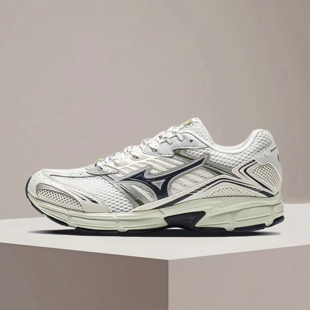 Mizuno Speed 2010 Unisex Jade White Low-Top Runners – Breathable Mesh Upper, Versatile Cushioning & Casual Comfort D1GH251706