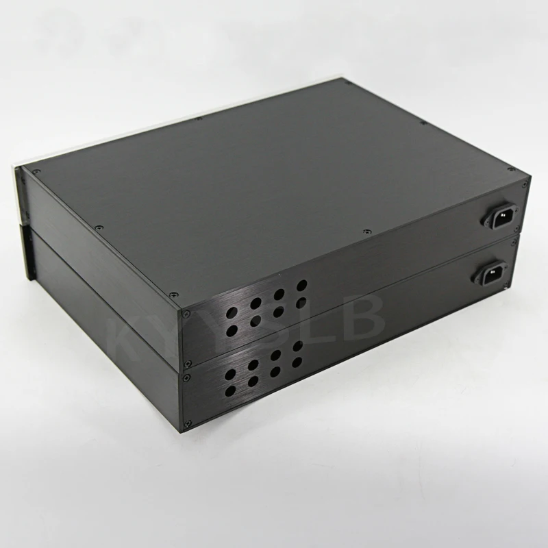 KYYSLB 430*70*308 مللي متر مكبر صوت الهيكل لتقوم بها بنفسك الضميمة صندوق الصوت المنزلي جميع الألومنيوم 4307 Preamp قذيفة