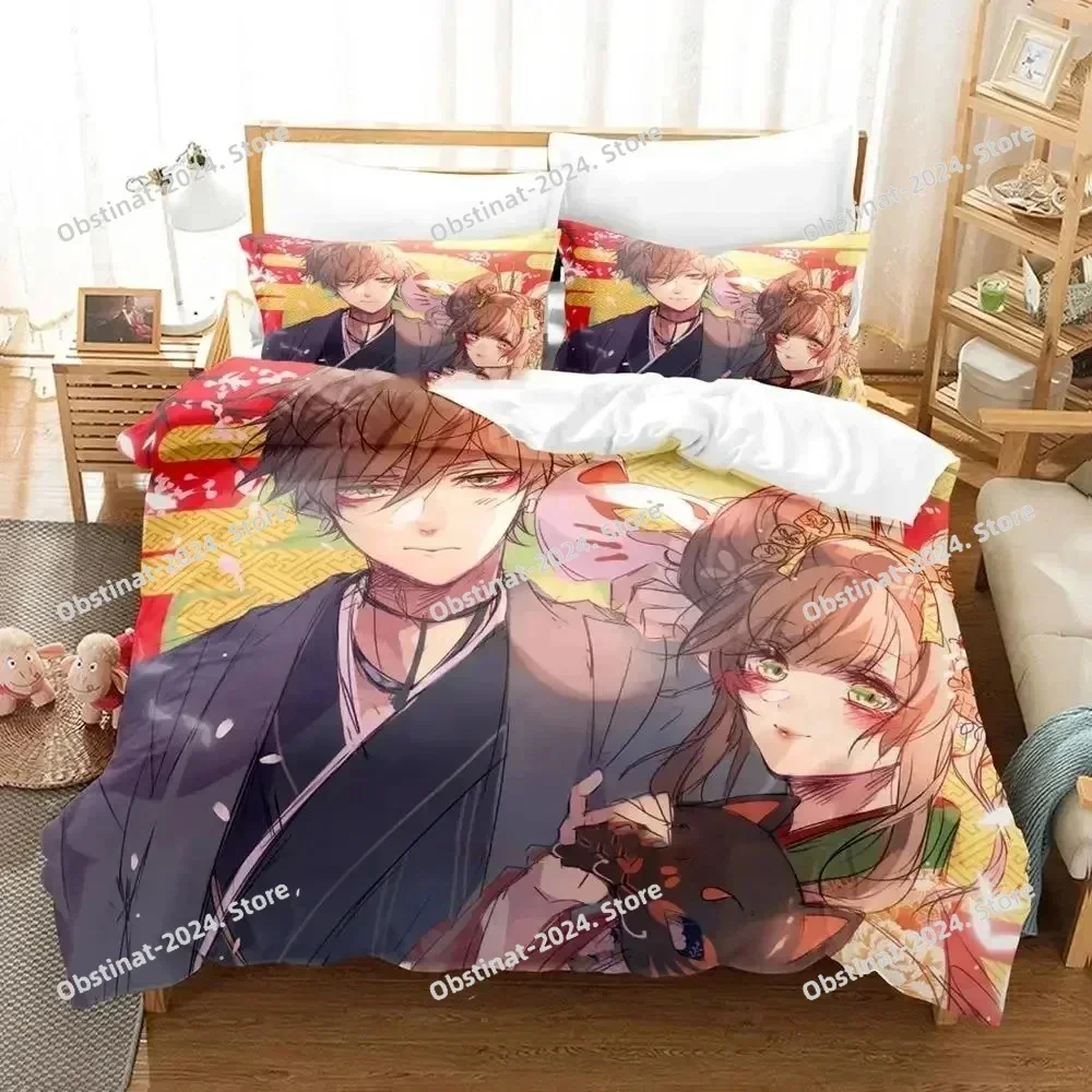 3D Anime Hoshino Ichika Project SEKAI Bedding Set Duvet Cover Full Queen King Size Pillowcase Printed Bed Set Aldult Kid Bedroom