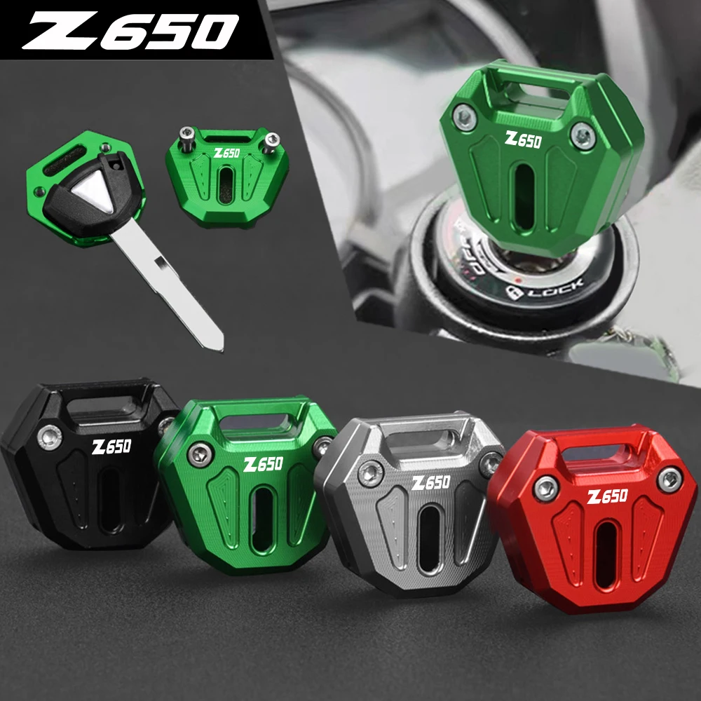 

Motorcycle Alumiunm Key Cover Cap Keys Case Shell Protector For KAWASAKI Z650 Z 650 2015 2016 2017 2018 2019 2020 2021 2022 2023