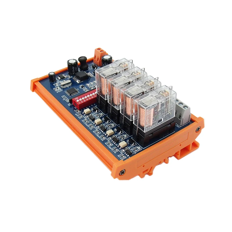

2026 Huaqingjun 4-Channel RS485 Communication Relay Module Modbus RTU Remote Control DO Modules for PLC