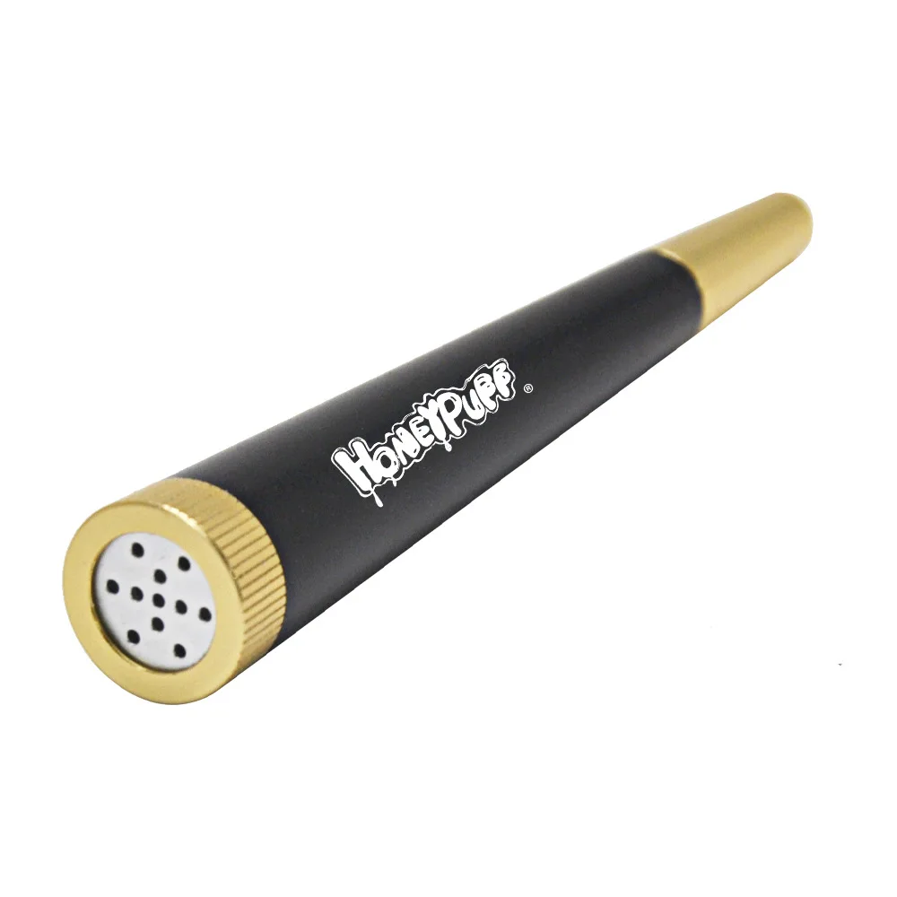 Metal Cone Herb Smoking Pipe with 6MM Activated Carbon Filter Removable Dry Burning Tobacco Pipe view 5