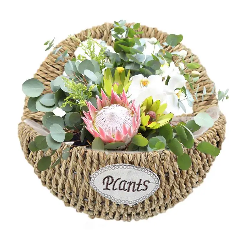 

Basket Large Planter Indoor Baskets Heart Design Plant Basket Breathable Storage Organizer For Storage Living Room