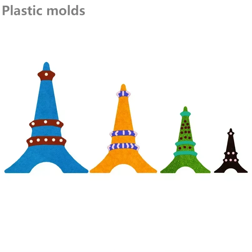 

Plastic Molds,Four Specifications Iron Tower, Cartoon Building,Single Product Sales,Cookie Cutters,Sushi And Fruits