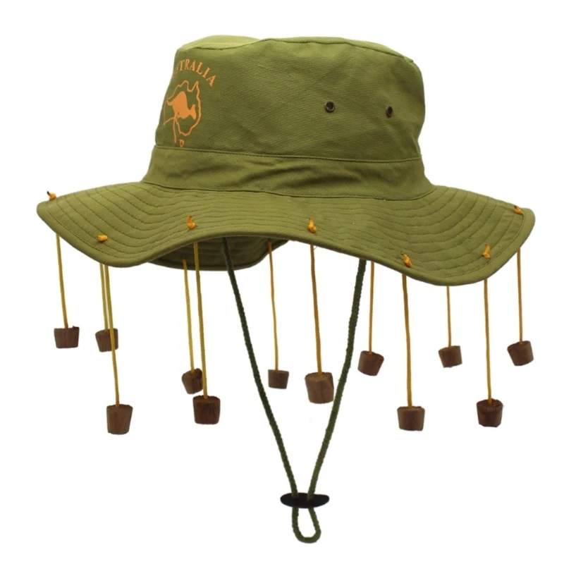 Aussie Hunter Australian Hat with Corks for Outdoor Activity Australian Day Festival Photography Hat Partywear Dropship