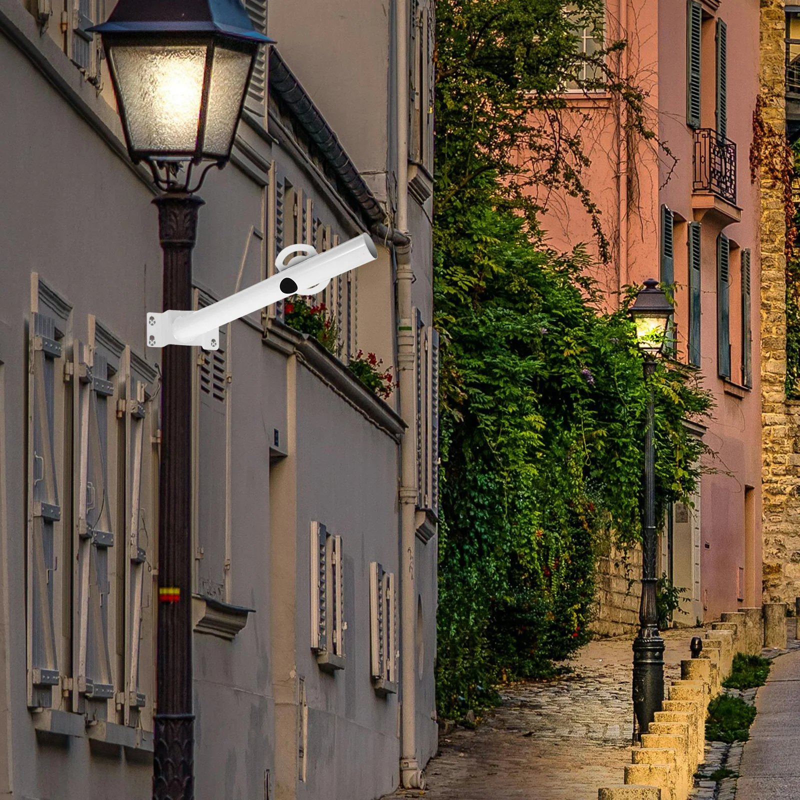 

1 комплект солнечного уличного кронштейна, металлический настенный кронштейн для наружного освещения, кронштейн для лампы, монтажный кронштейн для освещения,