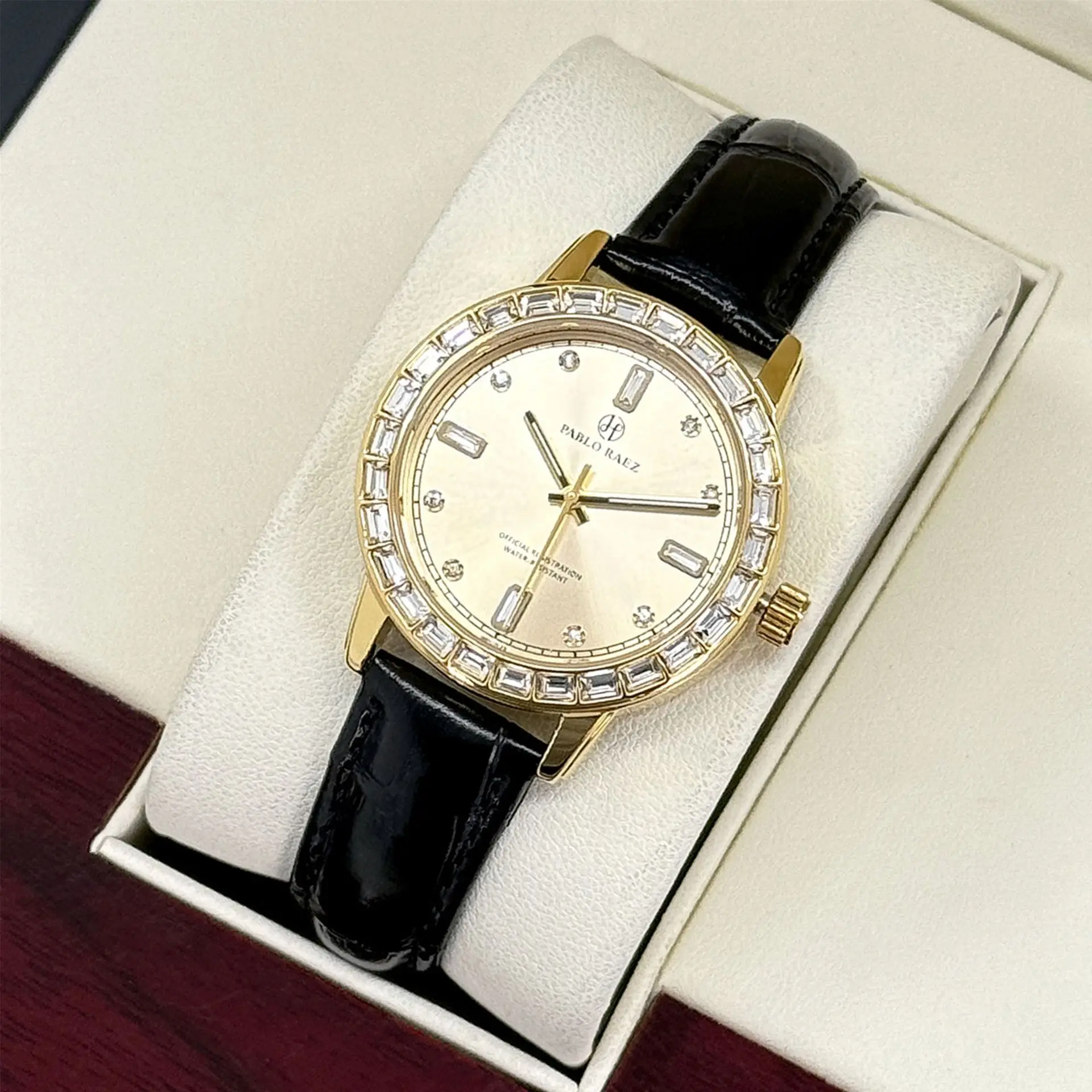 UTHAI CQ329 Повседневные женские наручные часы, легкие роскошные кварцевые часы с инкрустацией бриллиантами, простые подарочные часы для женщин