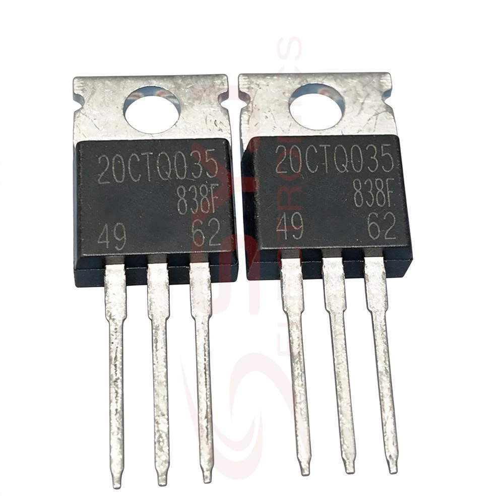 5PCS 20CTQ035 35V 10A SR20100 100V 20A MUR1660CT 600V 16A TOP223Y FHP1404 40V 160A MIP3E4MY TO-220-3