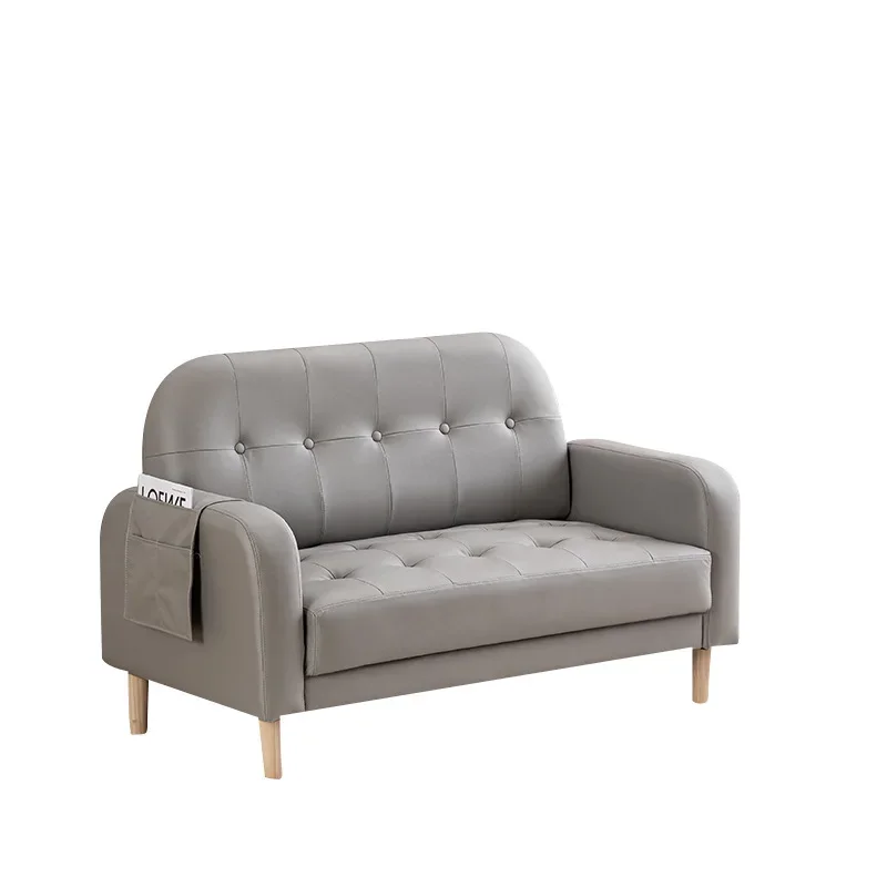 Modern leave-in technology fabric sofa, small apartment, apartment, living room, bedroom, balcony, rental, store, simple, small