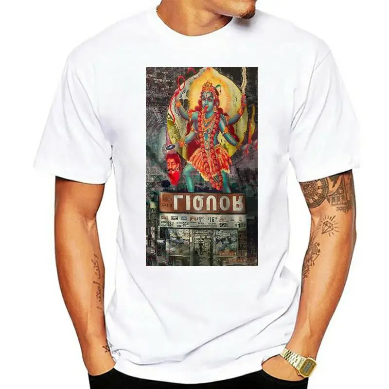 Модная супермягкая и потрясающая Футболка с принтом, Мужская футболка с принтом «индуийский Бог убийца»