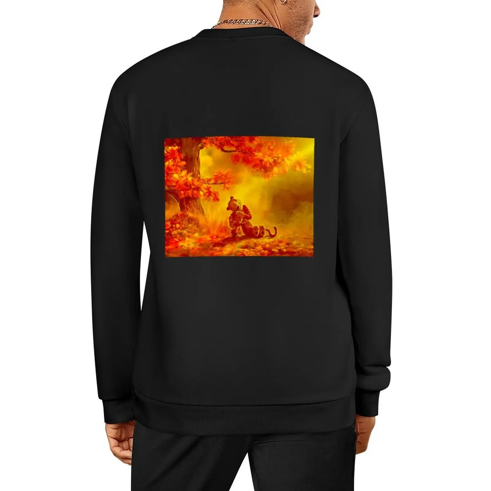 

Calvin and Hobbes - Summer Pullover winter clothes men's sweat-shirt set japanese style korean clothes new sweatshirt