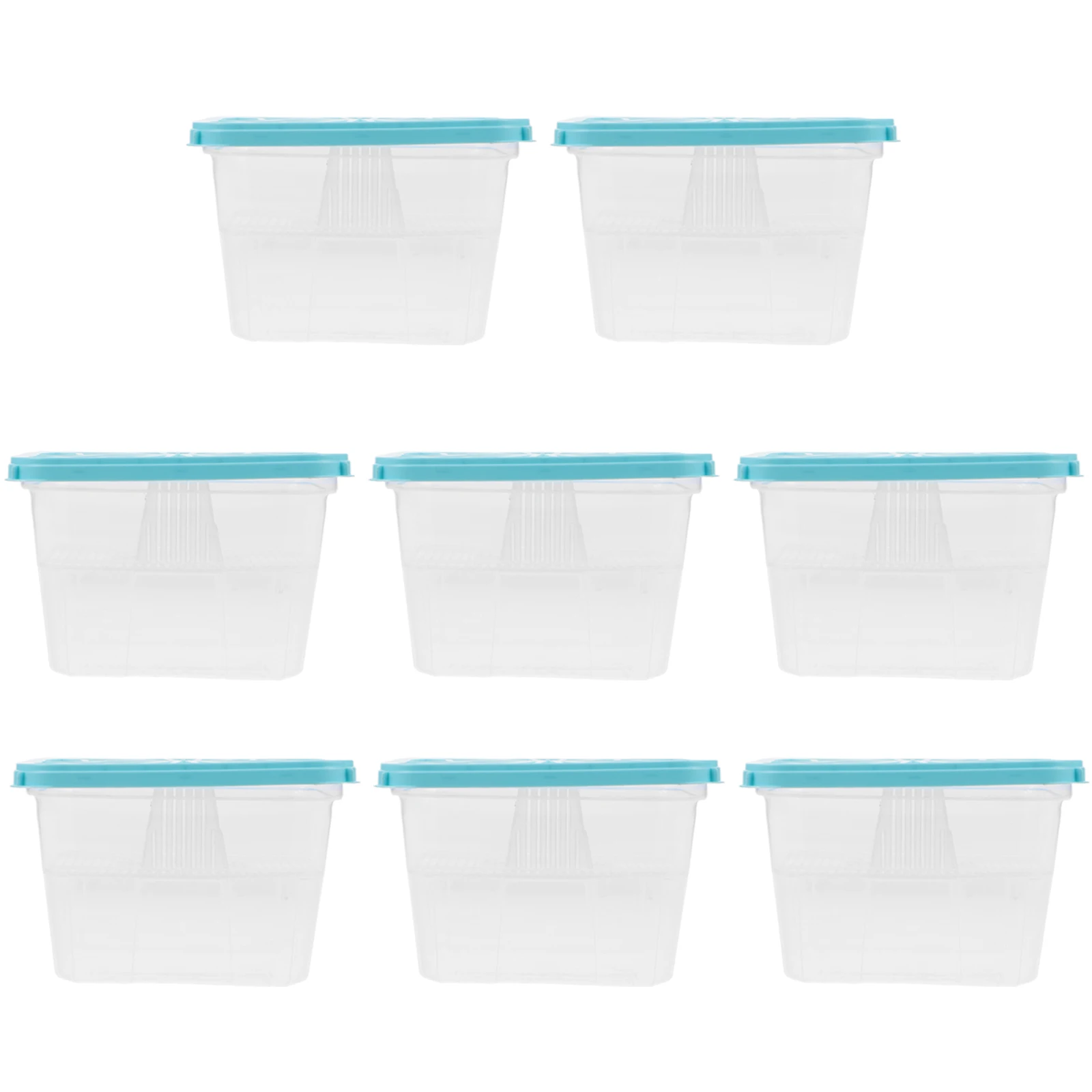 

8pcs Reusable Moisture Absorber Box Empty Dehumidifier Container For Closet Bathroom Wardrobe Storage Refillable Plastic