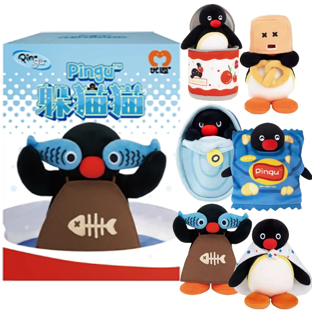 

Genuine Pingu Collection Blind Box Healing Cute Star Images Exquisite Craftsmanship Soft Dolls Encouraging Kid's Christmas Gift