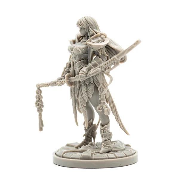 Kits de modèles en résine de soldat de beauté 38mm, figurine beauté incolore et auto-assemblée A-2035