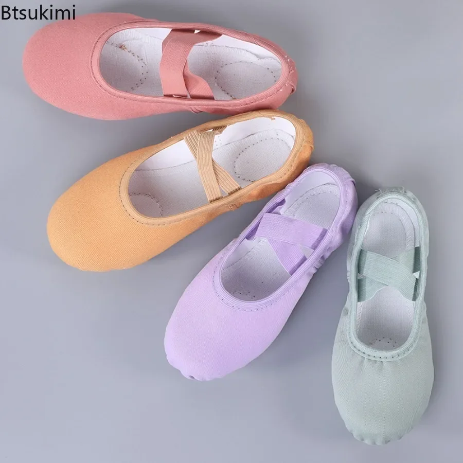 Children Soft Soled Ballet Dance Cat Claw Shoes for Women Classical Yoga Gymnastics Performance Practice Teacher Dance Shoes