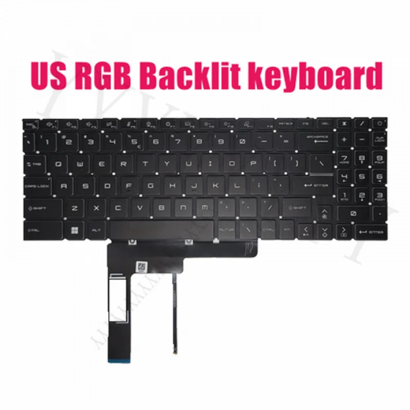 

QUS RGB Backlit keyboard for MSI Sword 17 A12UD/Sword 17 A12UC(MS-17L4)