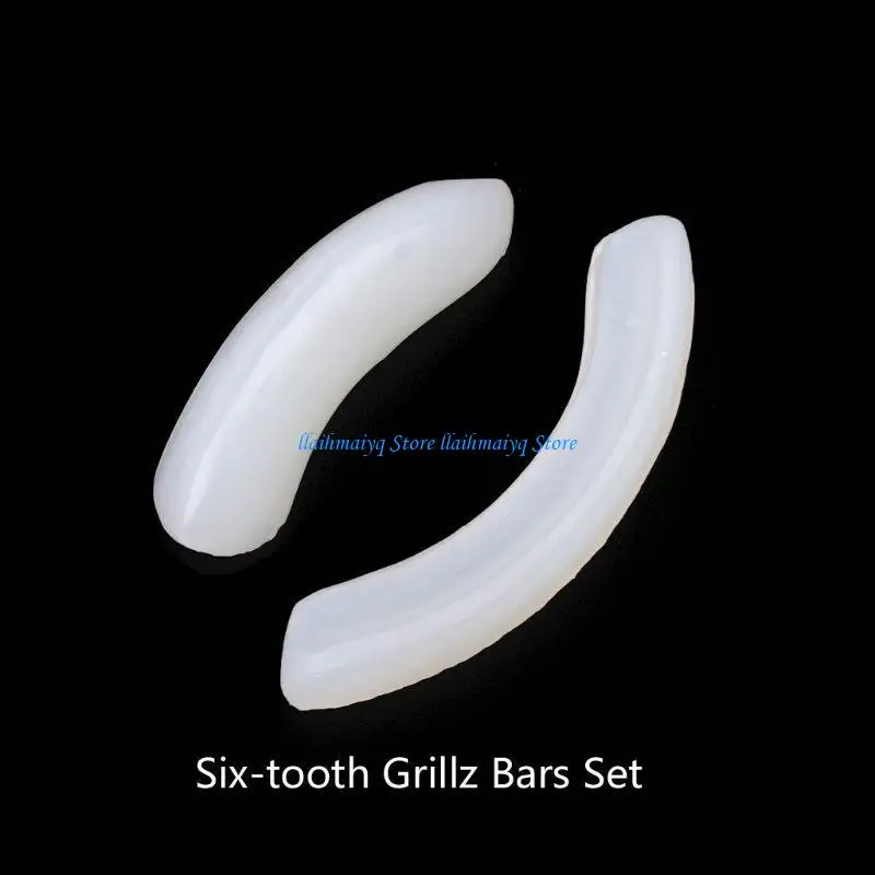 573B Top & Bottom Grills Silicone Molding Fixing Bars Hip Hop Teeth Cap Replacement
