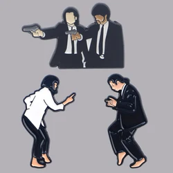 Movie Enamel Pins Cartoon Badge on Backpack Women's Brooches Men Lapel Pins Costume Accessories Funny Jewelry Fans Gifts
