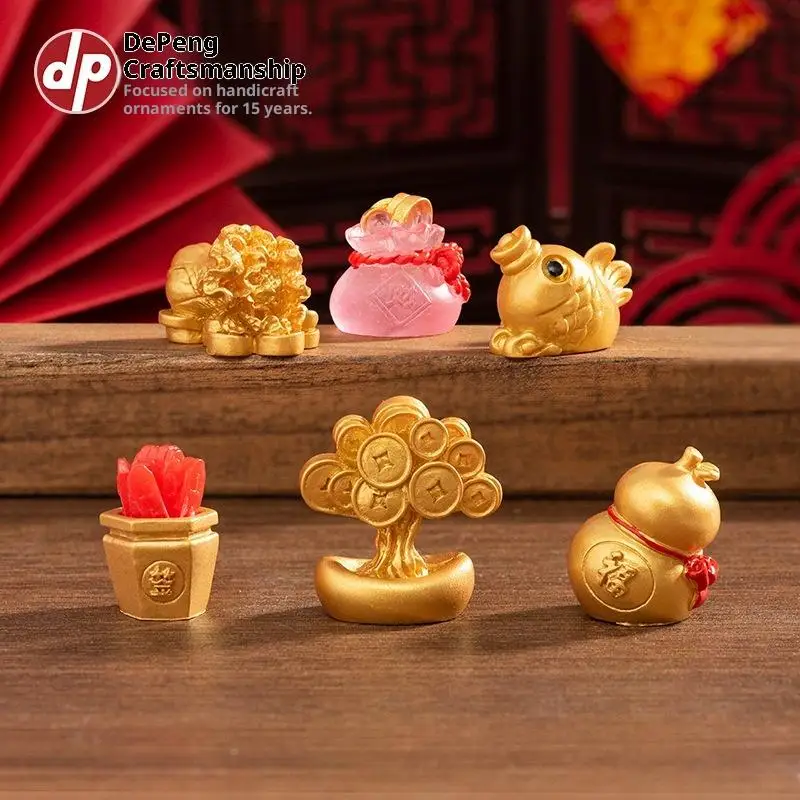 Tangible Luck and Prosperity; Rotatable Horse Zodiac Statue for Home and Office Decor.