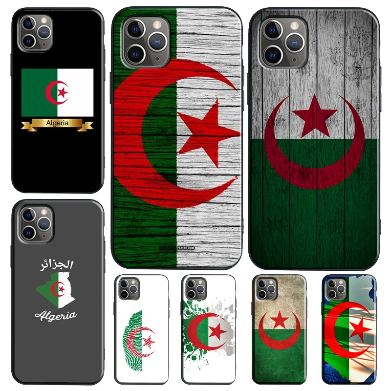 Algeria Flag Retro Case For Samsung Galaxy A55 A35 A32 A12 A22 A52 A54 A34 A14 A56 A36 A26 A16 A13 A53 A15 A17